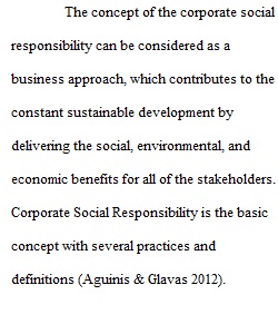 Corporate Social Responsibility